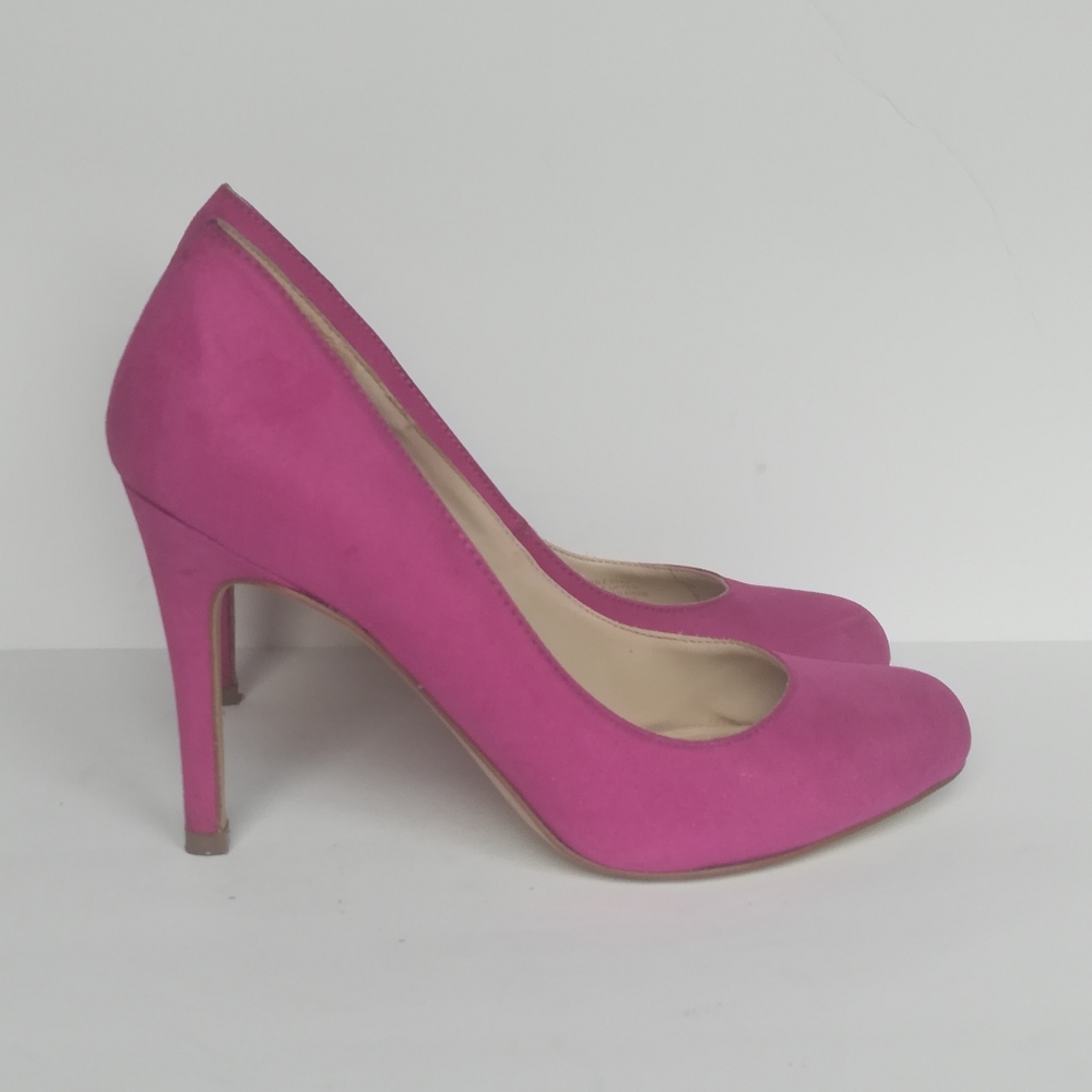COPY - COPY - Marc Fisher Pink Suede Heels Pump Shoes Women's Si